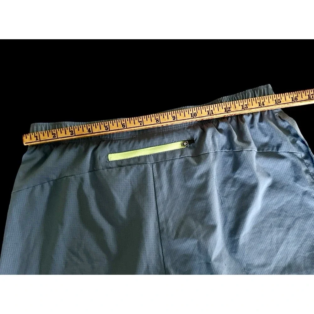 ASICS Men's Athletic Unlined Shorts Blue Sz L Estimate No Tag Blue *Flaw